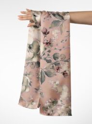 Bloom flower style with pink,green colors - Image 3