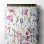 Bloom flower style with pink,purple colors