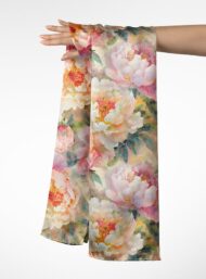 Bloom flower style with pink,white colors - Image 3