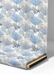 Coral ocean and sky style with grey,blue colors - Image 4