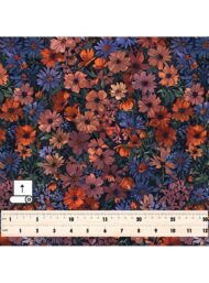 Bloom flower style with red,blue colors - Image 5