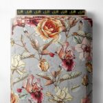 Petal flower style with pink,white colors