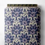 Petal flower style with pink,blue colors