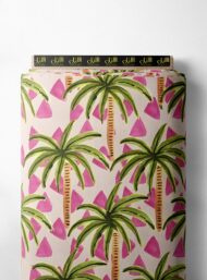 Palm others style with green,pink colors