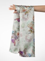 Rose flower style with pink,green colors - Image 3