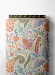 Petal flower style with pink,green colors