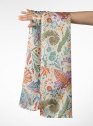 Petal flower style with pink,green colors - Image 3