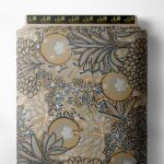 Fruit flower style with brown,grey colors