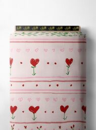 Heart flower style with red,pink colors