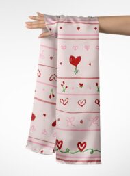 Heart flower style with red,pink colors - Image 3