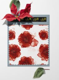 Petal flower style with red, white colors - Image 6