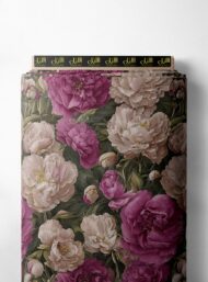 Bloom flower style with pink,white colors