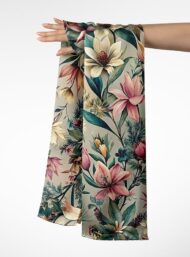 Petal flower style with pink,green colors - Image 3