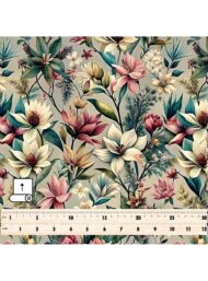 Petal flower style with pink,green colors - Image 5