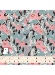 Leaf flower style with pink,green colors - Image 5