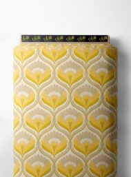 Petal flower style with yellow,white colors