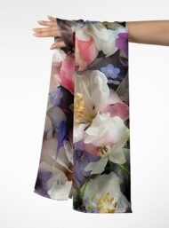 Petal flower style with pink,white colors - Image 3