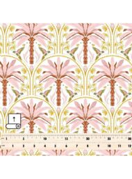 Palm flower style with pink,green colors - Image 5
