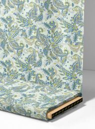 Leaf flower style with blue,green colors - Image 4