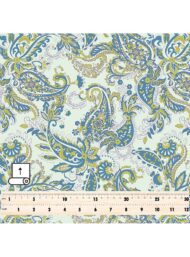 Leaf flower style with blue,green colors - Image 5