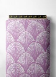 Fan abstract style with purple colors