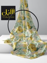 Leaf flower style with yellow,green colors - Image 2