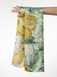 Leaf flower style with yellow,green colors - Image 3