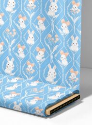 Rabbit animal style with white,pink colors - Image 4