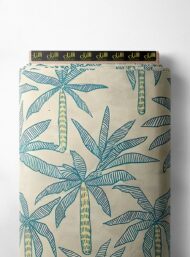 Palm nature style with green,blue colors