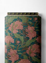 Petal flower style with pink,green colors