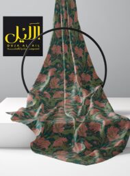 Petal flower style with pink,green colors - Image 2