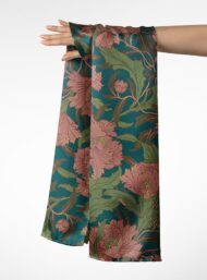 Petal flower style with pink,green colors - Image 3