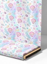 Shell ocean and sky style with pink,blue colors - Image 4