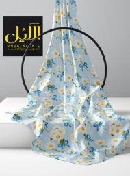 Petal flower style with white,blue colors - Image 2