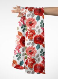 Bloom flower style with red,pink colors - Image 3