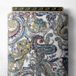 Flower floral style with blue,yellow colors