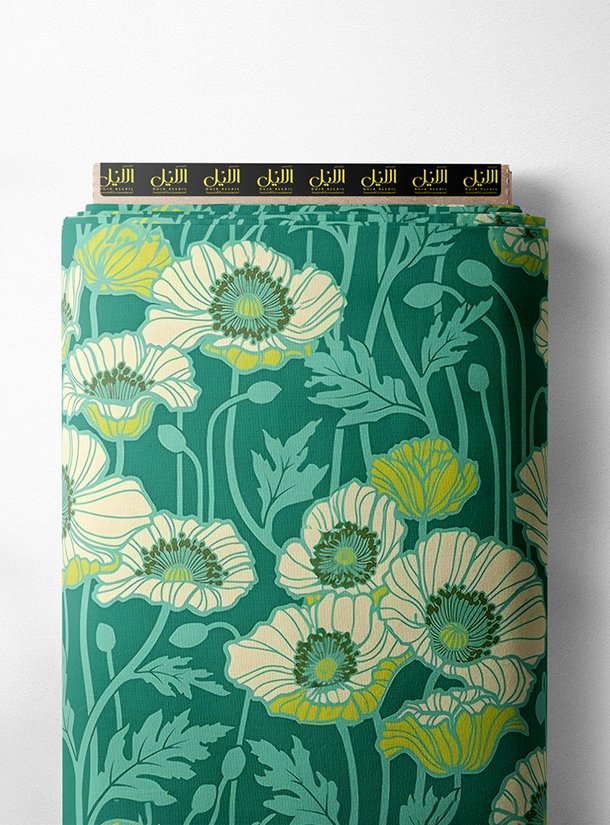 LAI01-2835_1.jpg Petal flower style with green,yellow colors - Image 1