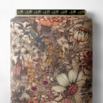 Petal flower style with pink,green colors