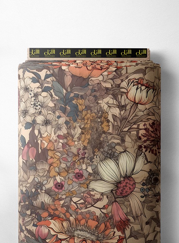 LAI01-2836_1.jpg Petal flower style with pink,green colors - Image 1