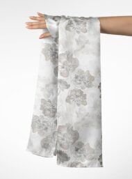 Bloom flower style with grey, white colors - Image 3