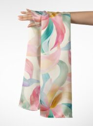 Petal flower style with pink,green colors - Image 3