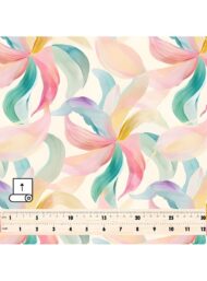 Petal flower style with pink,green colors - Image 5