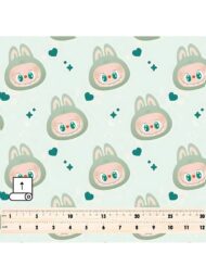 Face animal style with green,pink colors - Image 5