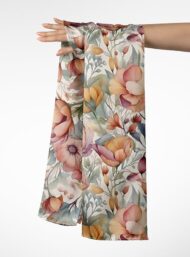 Petal flower style with pink,green colors - Image 3