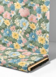 Blossom flower style with pink,blue colors - Image 4