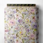 Petal flower style with pink,white colors