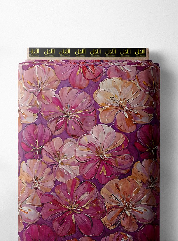 LAI01-2864_1.jpg Petal flower style with pink,purple colors - Image 1