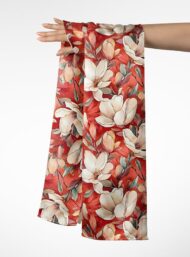 Bloom flower style with white,red colors - Image 3