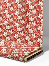 Bloom flower style with white,red colors - Image 4