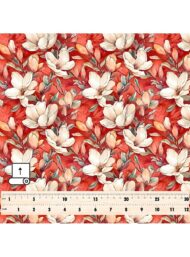 Bloom flower style with white,red colors - Image 5